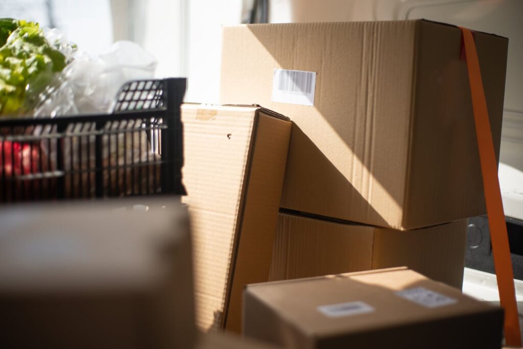 Brown Cardboard Boxes