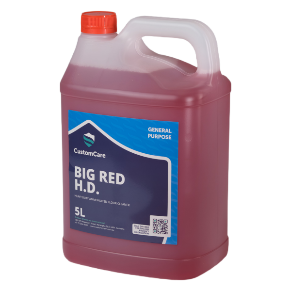 BIG RED HEAVY DUTY FLOOR CLEANER 5 LITRE (SOLVENT BASED WITH AMMONIA)