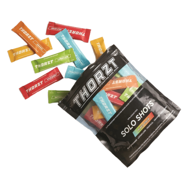 THORZT SOLO SHOT 3gm ELECTROLYTE DRINK MULTI PACK 5 FRUITS