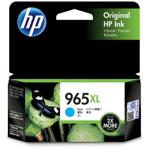 HP 965XL COLOUR TONER CARTRIDGE - HIGH YIELD COLOUR :  CYAN / MAGENTA / YELLOW