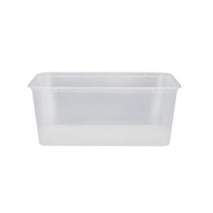 CLEAR RECTANGULAR CONTAINER