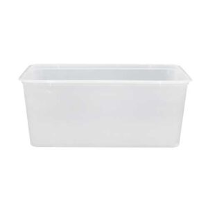 CLEAR RECTANGULAR FREEZER GRADE CONTAINER