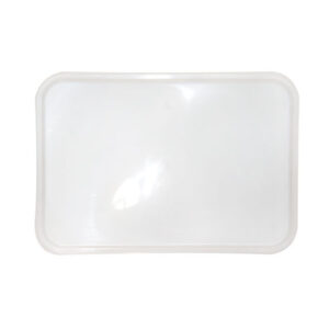 CLEAR RECTANGULAR FREEZER GRADE LID