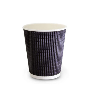12OZ CHARCOAL TRIPLE WALL UNI WAVE CUP