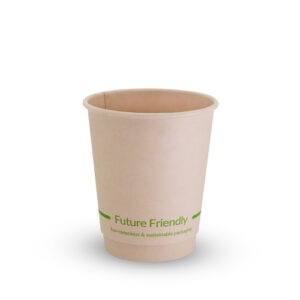 8oz DOUBLE WALL BAMBOO HOT CUP  + PLA LINING