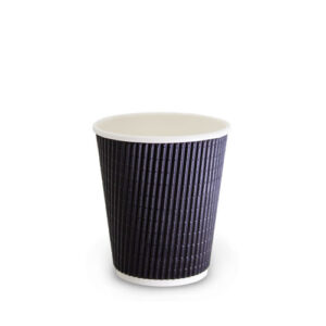8OZ CHARCOAL TRIPLE WALL UNI WAVE CUP
