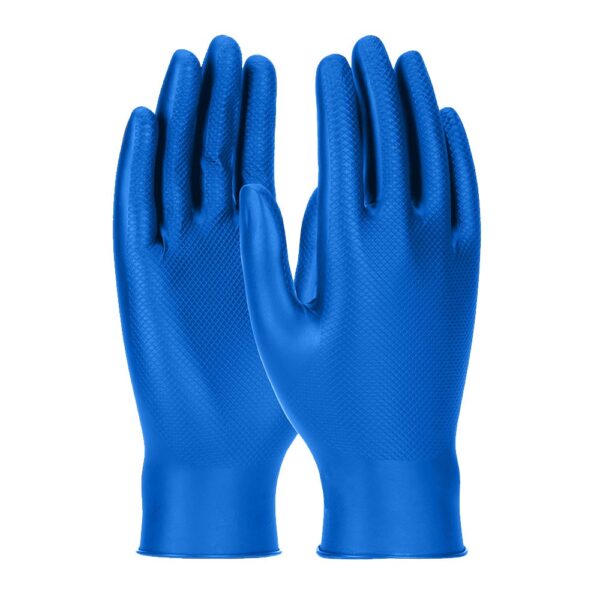 GRIPPAZ PROFFESIONAL FOOD HANDLING DISPOSABLE GLOVES BLUE (50/BOX) SIZE : S - 2XL