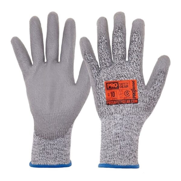 PROSENSE C5 CUT 5 GLOVE WITH PU PALM C5PUD SIZE : 7-12