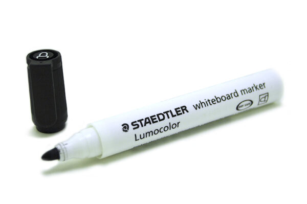 STAEDTLER LUMOCOLOR WHITEBOARD MARKERS BLACK BULLET POINT 2mm