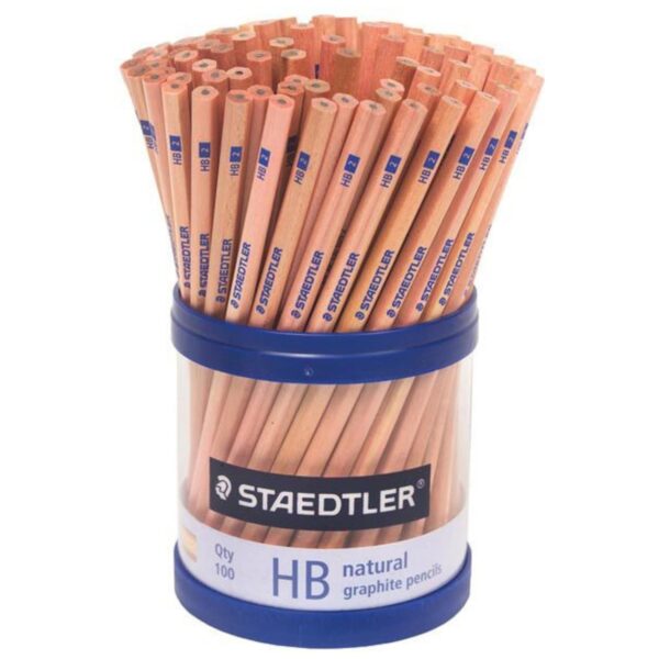 STAEDTLER HB PENCIL NATURAL GRAPHITE