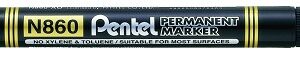 MARKERS PENTEL N860 CHISEL TIP BLACK