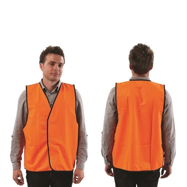 SAFETY VEST ORANGE DAY USE (VDO) SIZE: SMALL - 4XL