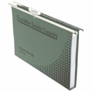 CRYSTALFILE SUSPENSION FILE TWINLOCK DOUBLE CAPACITY GREEN COMPLETE FC