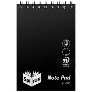 SPIRAX P560 POCKET NOTEBOOK TOP OPENING 112mm x 77mm POLYPROP
