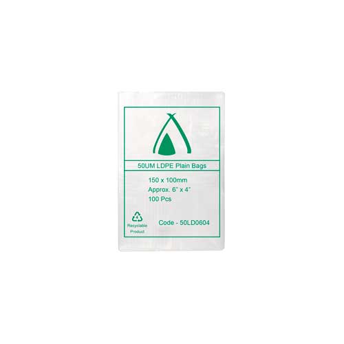Plain Poly Bags 50um