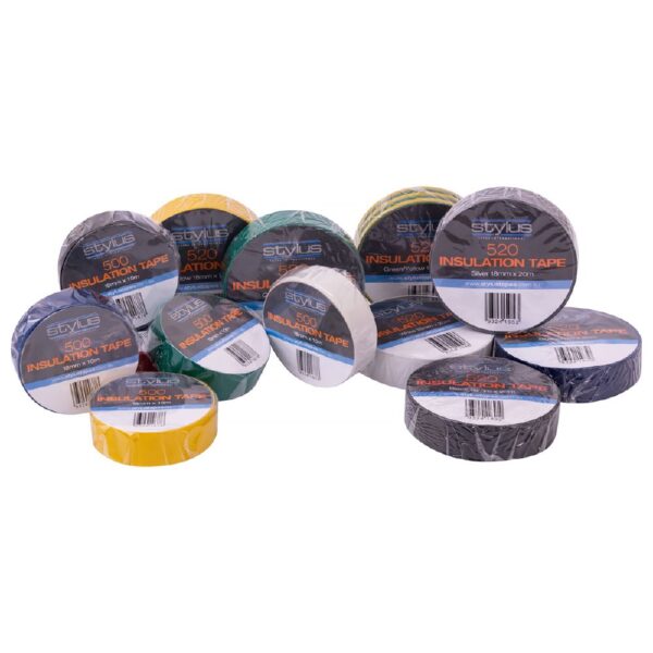 520 ELECTRICAL INSULATION TAPE PVC 18mm x 20m