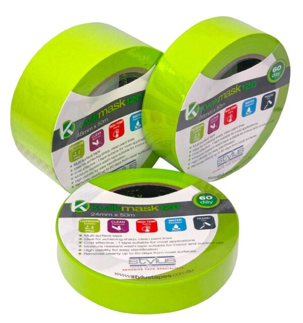 KWIKMASK 120 GREEN WASHI MASKING TAPE