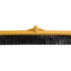 BROOM HEAD 600mm MED STIFF YELLOW