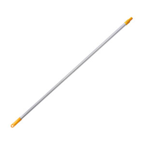 ALUMINIUM MOP HANDLE 1.35m x 25mm YELLOW WITH THREAD