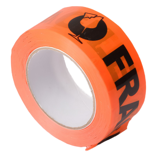 PRINTED RIP-A-LABEL FRAGILE 48mm x 50m PERF @ 200mm