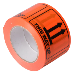 PRINTED RIP-A-LABEL THIS WAY UP 72mm x 50m PERF @ 100mm