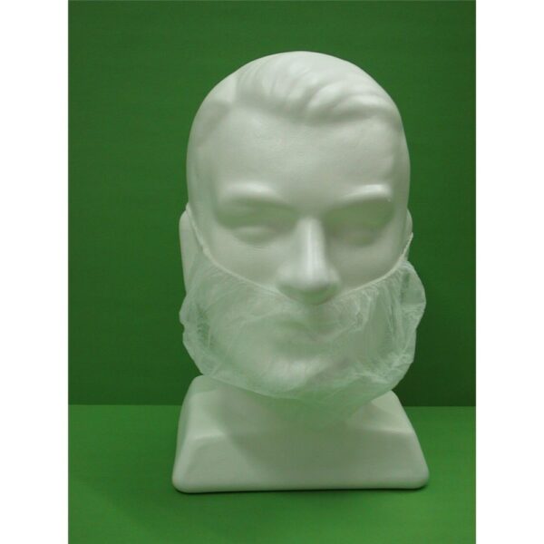 Disposable Beard Covers White