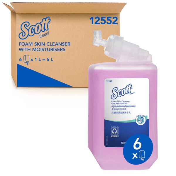 Scott Moisturising Foaming Soap Refill Pink 1L - Image 3